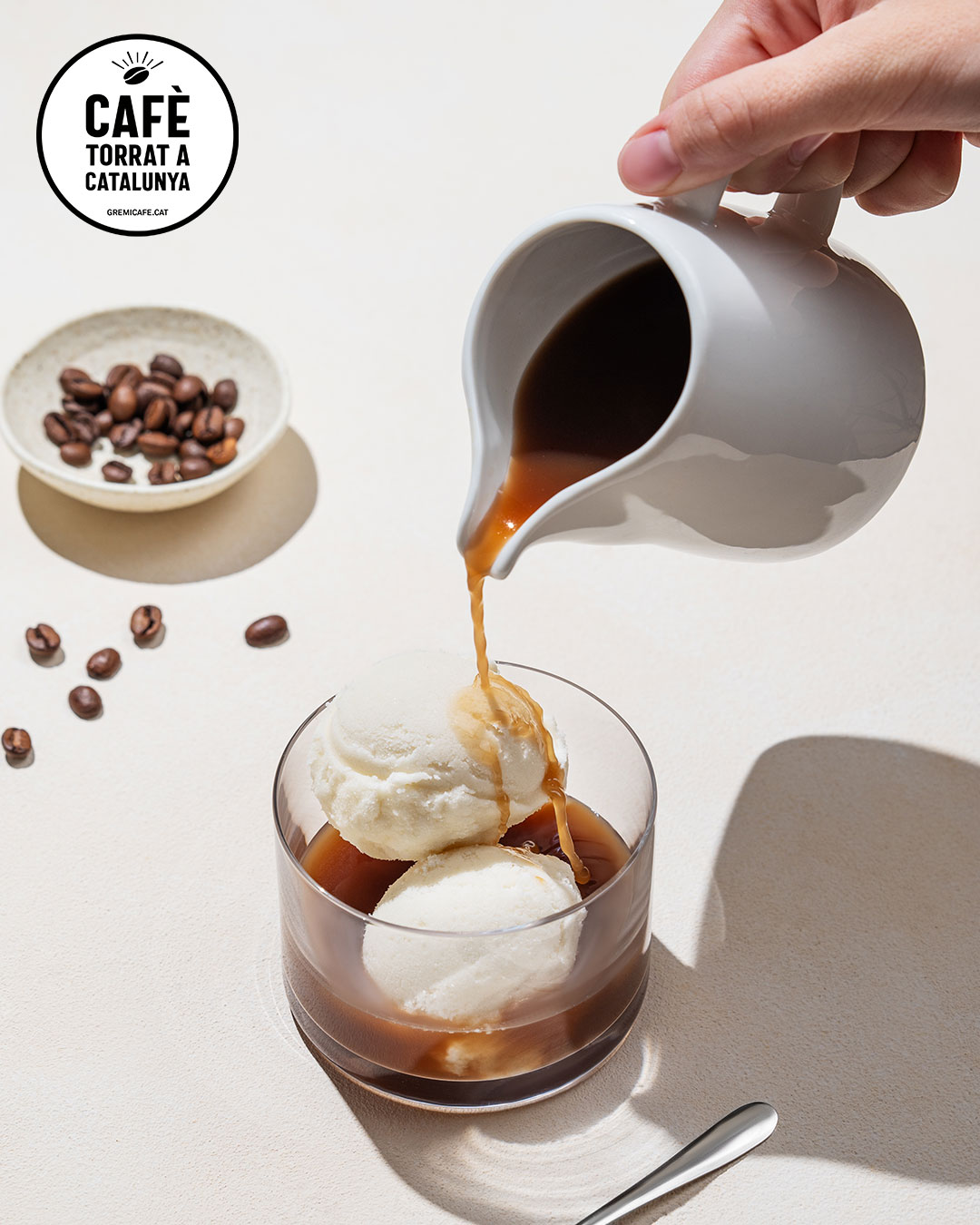 Cafè Affogato. Gremi del Cafè de Catalunya