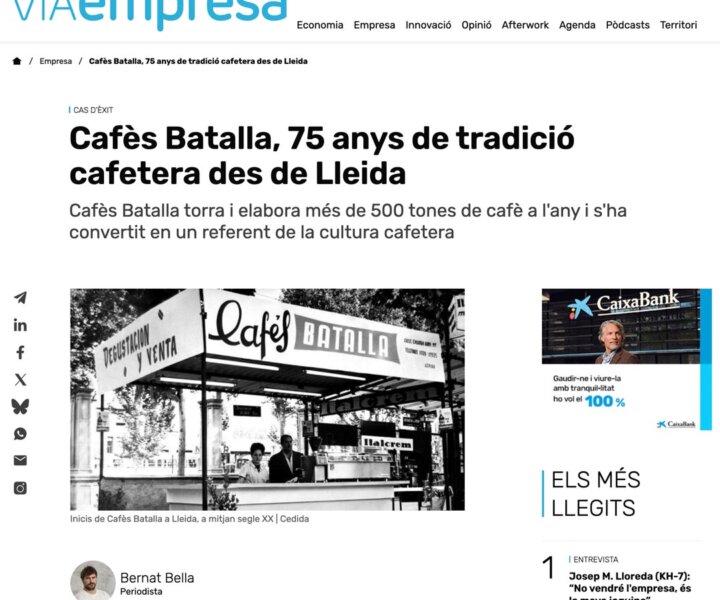 Via Empresa - Cafès Batalla