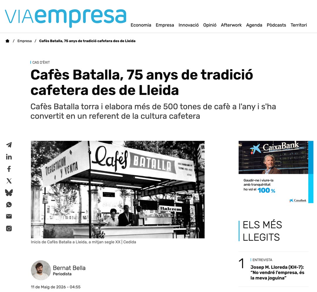 Via Empresa - Cafès Batalla