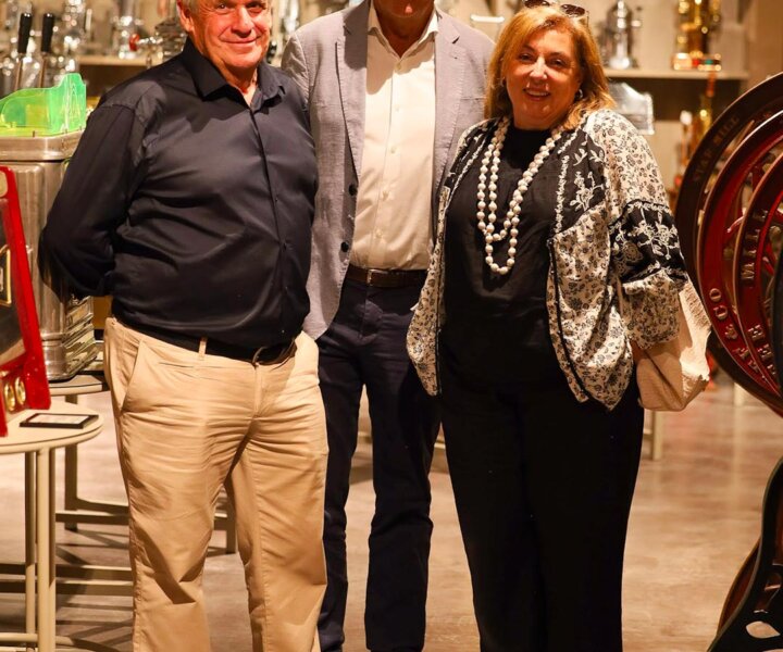 Ramon Batalla, Julián Marcilla i Montserrat Prieto. Museu del Cafè de Barcelona